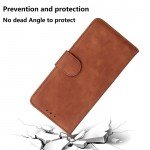 Leather Wallet Book Case Flip Cover with Strap For Samsung Galaxy A02S SM-A025F Slim Fit Look  